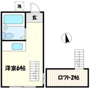 カメリアハイツ【1階】の間取り