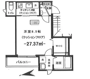 アネーロ経堂【1階】の間取り