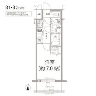 エスリード栄ラ・ヴィ【11階】の間取り