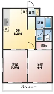 メゾンドポレポレ【3階】の間取り