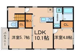 タイヘイ・II【3階】の間取り