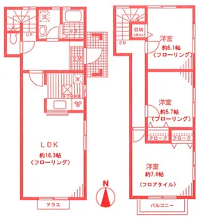 マルテカーサの間取り