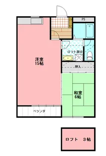 パークサイドふかや【2階】の間取り