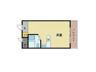 ロマネスク博多駅前【10階】の間取り