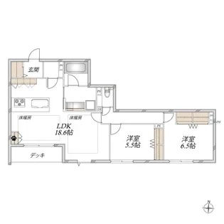 フォルス善福寺II【1階】の間取り