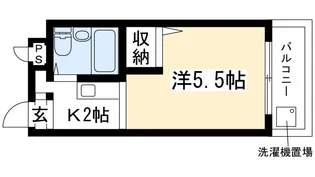 日の出ハイツ【3階】の間取り