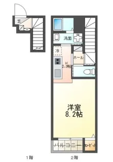 Soleil Villa末広【2階】の間取り