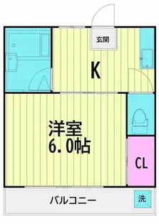 ミロクハイツII【2階】の間取り