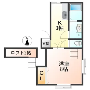 ダイヤ14鈴川【1階】の間取り