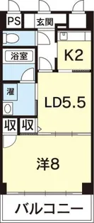 ステージア福島壱番館【2階】の間取り