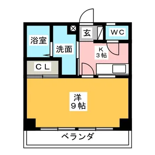 第5マユミビル【3階】の間取り