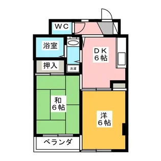 グリーンテラスパートII【3階】の間取り