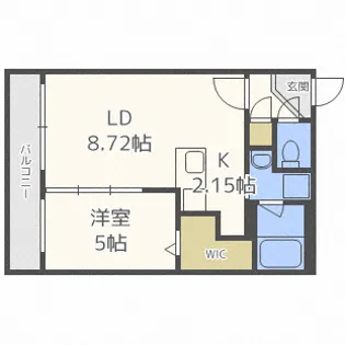 ミッドタウンテラスA棟【4階】の間取り