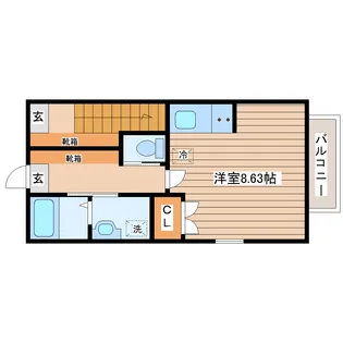 スペリオーレ【1階】の間取り