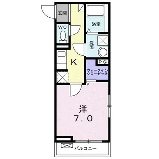 フリーデンエムコート【2階】の間取り
