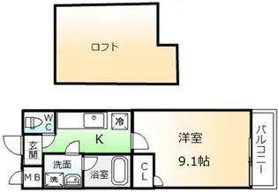 フジパレス南清水町II番館【2階】の間取り
