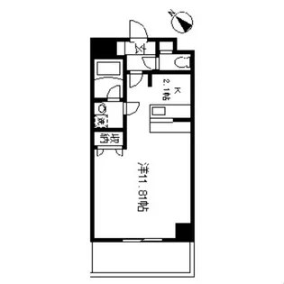 モンテヴェルデN-1【5階】の間取り