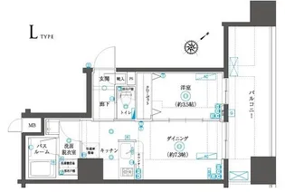 ZOOM横浜SQUARE【6階】の間取り