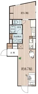 北大塚新築マンション【4階】の間取り