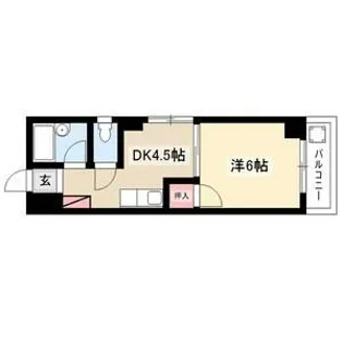 イトーマンション【4階】の間取り