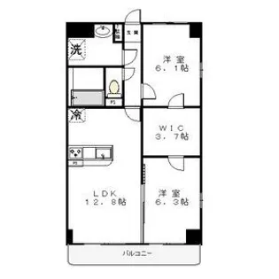 アドラール【1階】の間取り