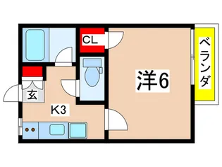 ファイブ鶴巻【2階】の間取り
