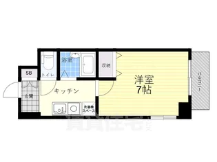 アピス早稲田【3階】の間取り