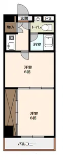 エグゼ綾部【4階】の間取り