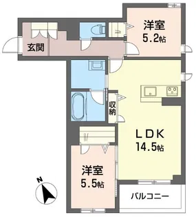 アリエッタ【2階】の間取り