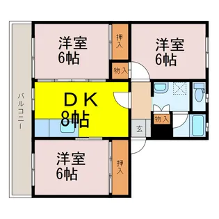 アーバニティ21【2階】の間取り