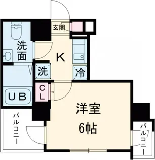MAXIV八王子【7階】の間取り