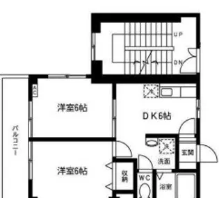 カサベルテ堀切【2階】の間取り