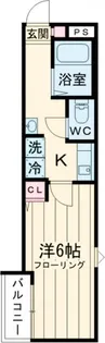 グランディール千住【2階】の間取り