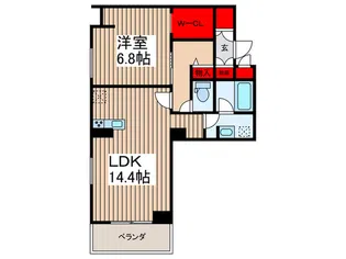 サンドミール【2階】の間取り