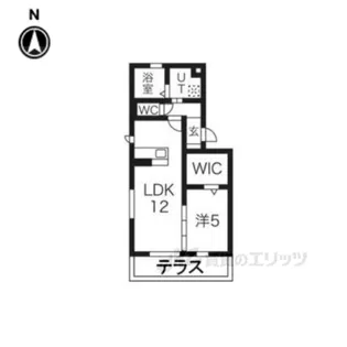ヴィラ・グレイスグリーン【1階】の間取り