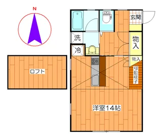 ジャイロI【1階】の間取り