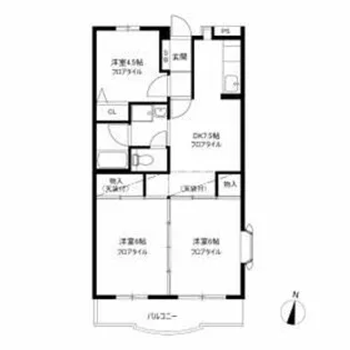 ひかりハイツ【3階】の間取り