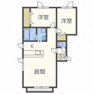 アヴァンセI【2階】の間取り
