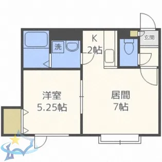 ラピスラズリ【2階】の間取り