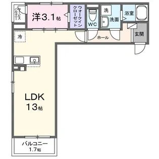 シエルテラス金沢八景【3階】の間取り
