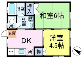 ハイム・ルーエA棟【1階】の間取り