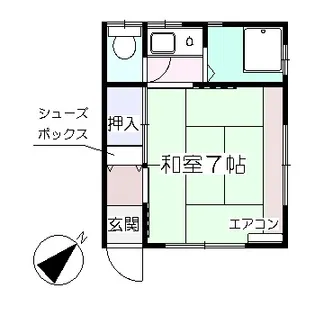 福島県郡山市富久山町久保田字桝形【アパート】の間取り