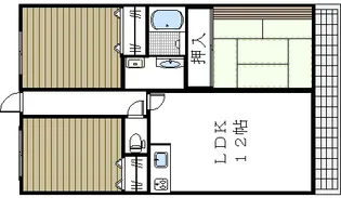メゾン入来【3階】の間取り