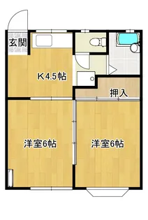 レディーヒル南光台【1階】の間取り