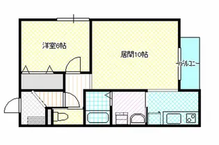 ハスコリオ旭町【1階】の間取り