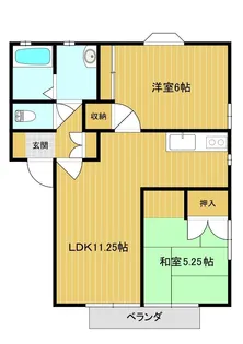 スペーリオ2【2階】の間取り