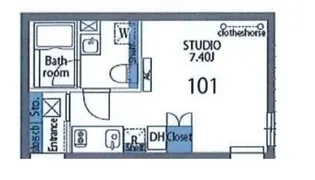 アヴァンタージュ恵比寿の間取り