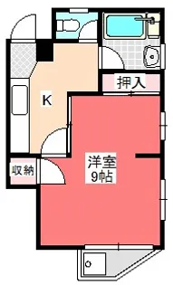 奥ノ木ビル【4階】の間取り