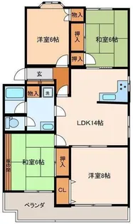 メゾン向陽【3階】の間取り