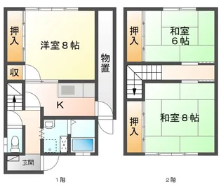 コーポ川村の間取り